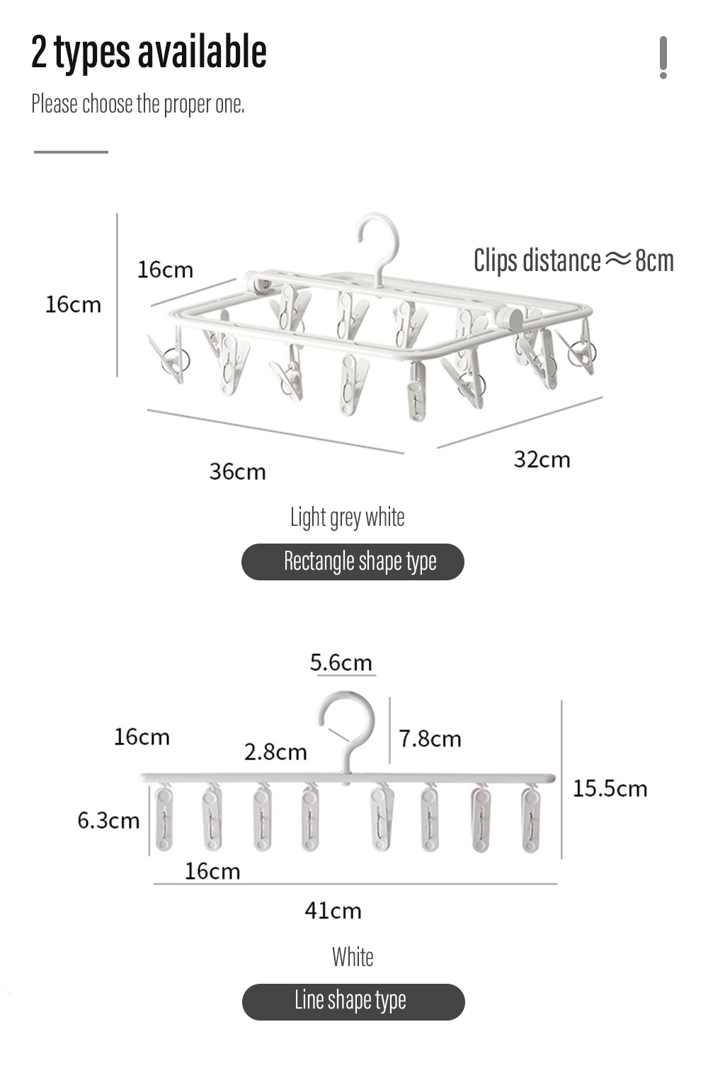 Multi-clip Foldable Drying Rack-6